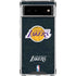 NBA Los Angeles Lakers Black Primary Logo Google Pixel 6 Clear Case